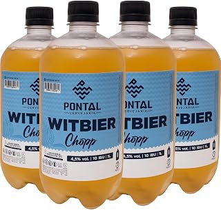 Cerveja Artesanal Witbier Pontal 1L Kit 4un