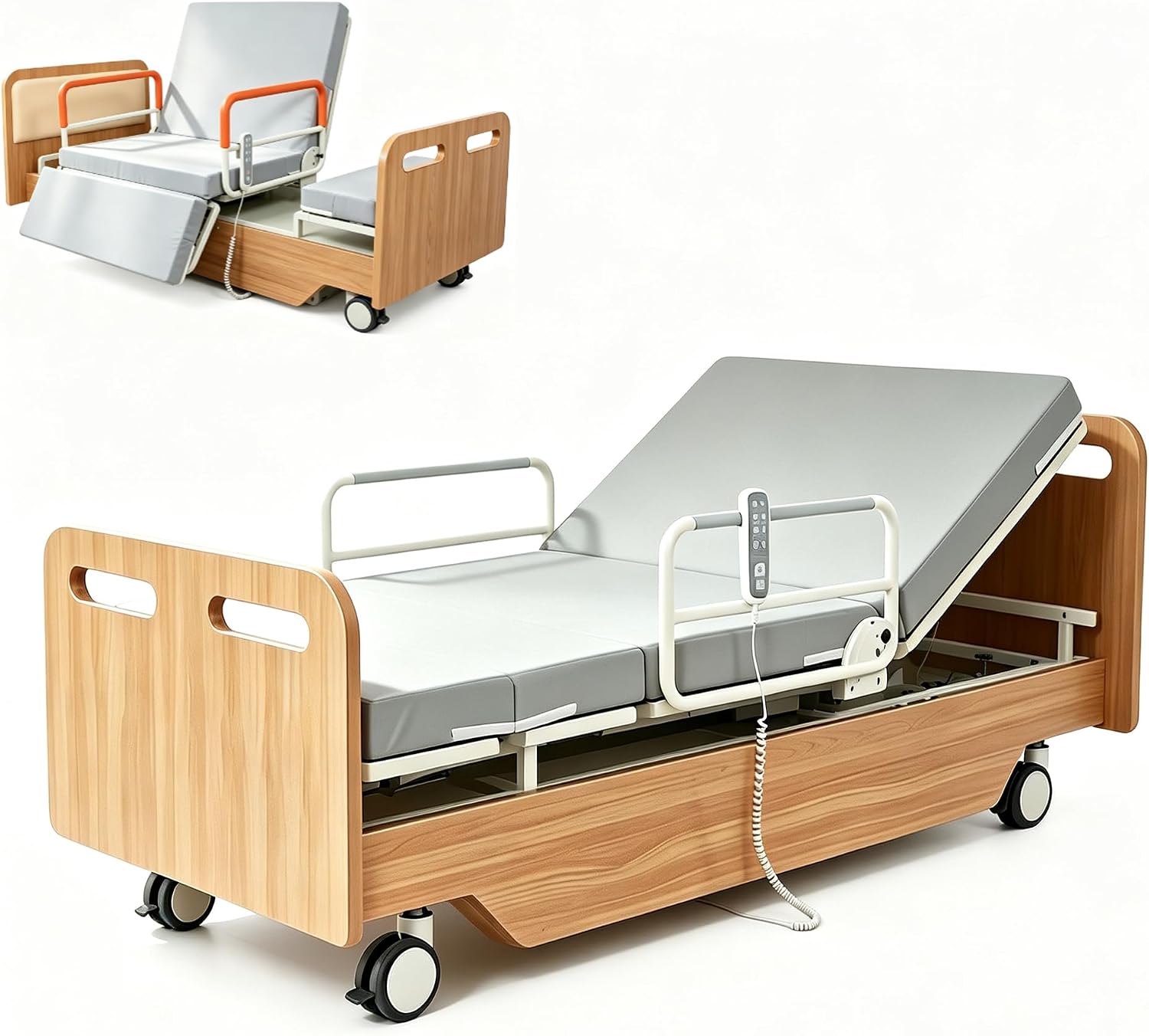 Rotating Level Select Amazon.com: 90‑Degree Rotating Electric Home Care Bed, Adjustable ...