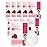DERMAL Pomegranate Collagen Korean Facial Mask Sheet Pack of 10- Revitalizing, Vibrant Skin, Elasticity - Hypoallergenic Skin Friendly Sheet