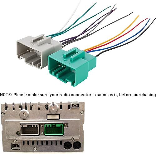 Miniatura 4 de RED WOLF Arnés de cableado estéreo para automóvil compatible con 1998-2006 Volvo XC70 V70 V40 S40 S60 S80 Instalar Aftermarket Radio CD Receptor
