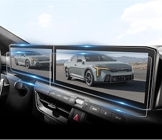 BIBIBO 4Pcs for 2025 2026 Kia K4 /K4 Hatchback Screen Protector 2025 2026 Kia K4(LX/LXS/EX/GT-Line/GT-Line Turbo) K4 Hatchback Dual 12.3" Screen Cover Anti-Glare Anti-Scratch Ultra-Clear