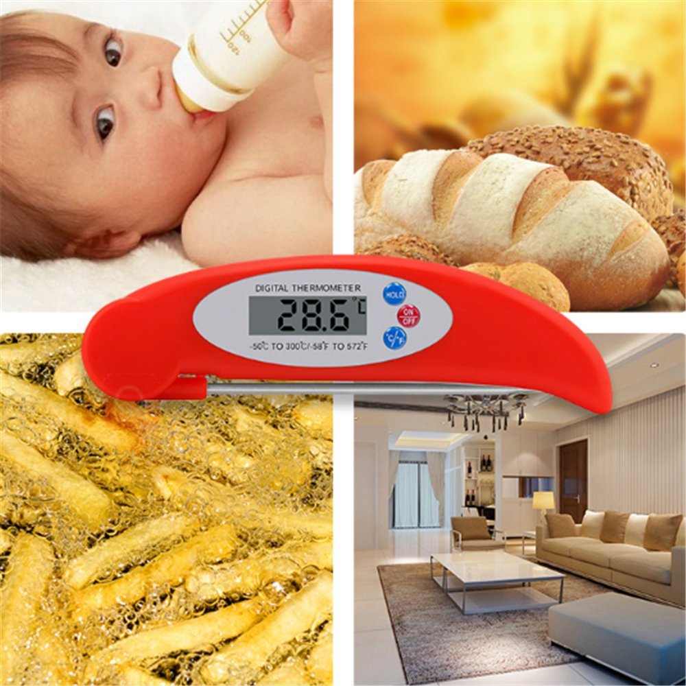 Buy Food Thermometer Probes Can Be Folded Into A Kitchen Food Thermometer, The Water Meter, The