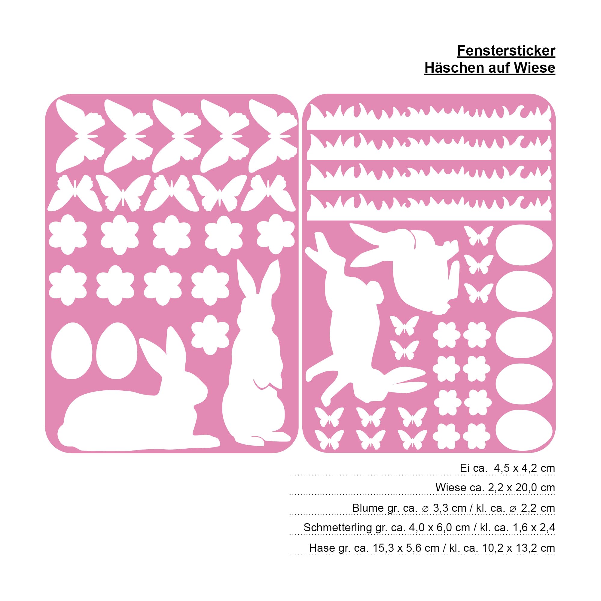 Lot De 25 Autocollants Fenêtre Papillons De Printemps/Pâques - Réutilisables, PVC Statique - Motif A4, Fabriqué En Allemagne