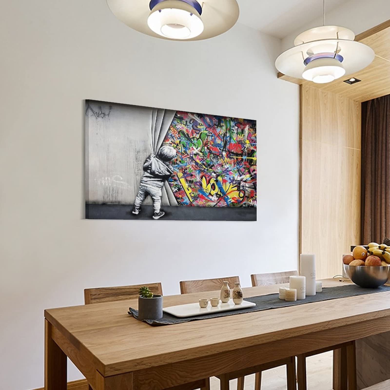 Amazon.co.jp: Banksyバンクシー作品「グラフィティーアート3」印刷