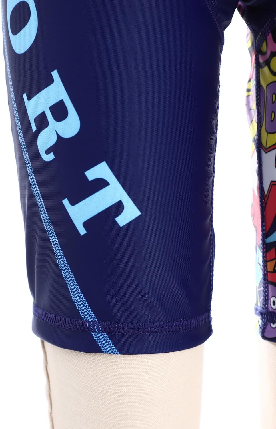 TiaoBug Boys Swim Shorts Print Pattern Quick Dry Waist Drawstring Swimming Pants Swimwear Shorts