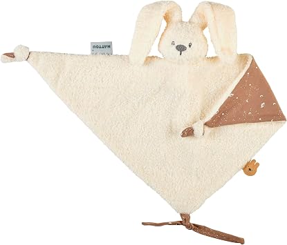 Nattou - Large Rabbit Soft Toy, Lapidou, Vanilla