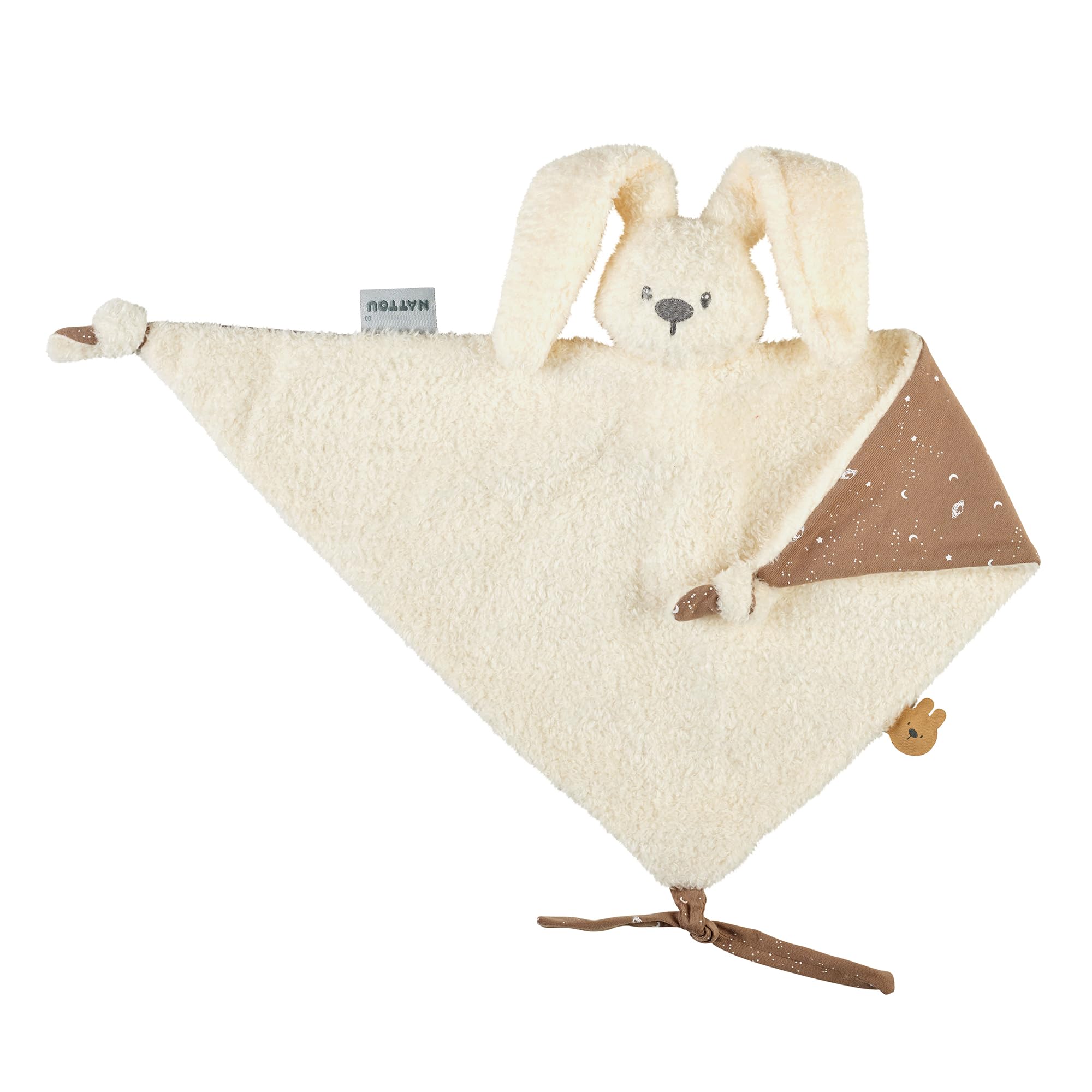 Nattou - Large Rabbit in Cuddle Cloth, Vanilla, 875868
