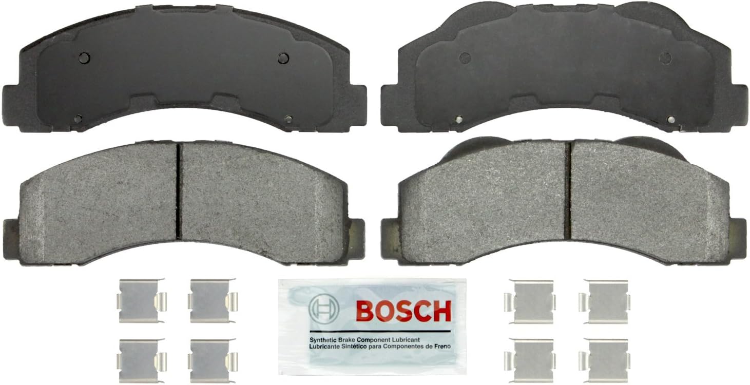 BOSCH BSD1414 Severe Duty Disc Brake Pad Set - Compatible With Select Ford Expedition, F-150; Lincoln Navigator; FRONT