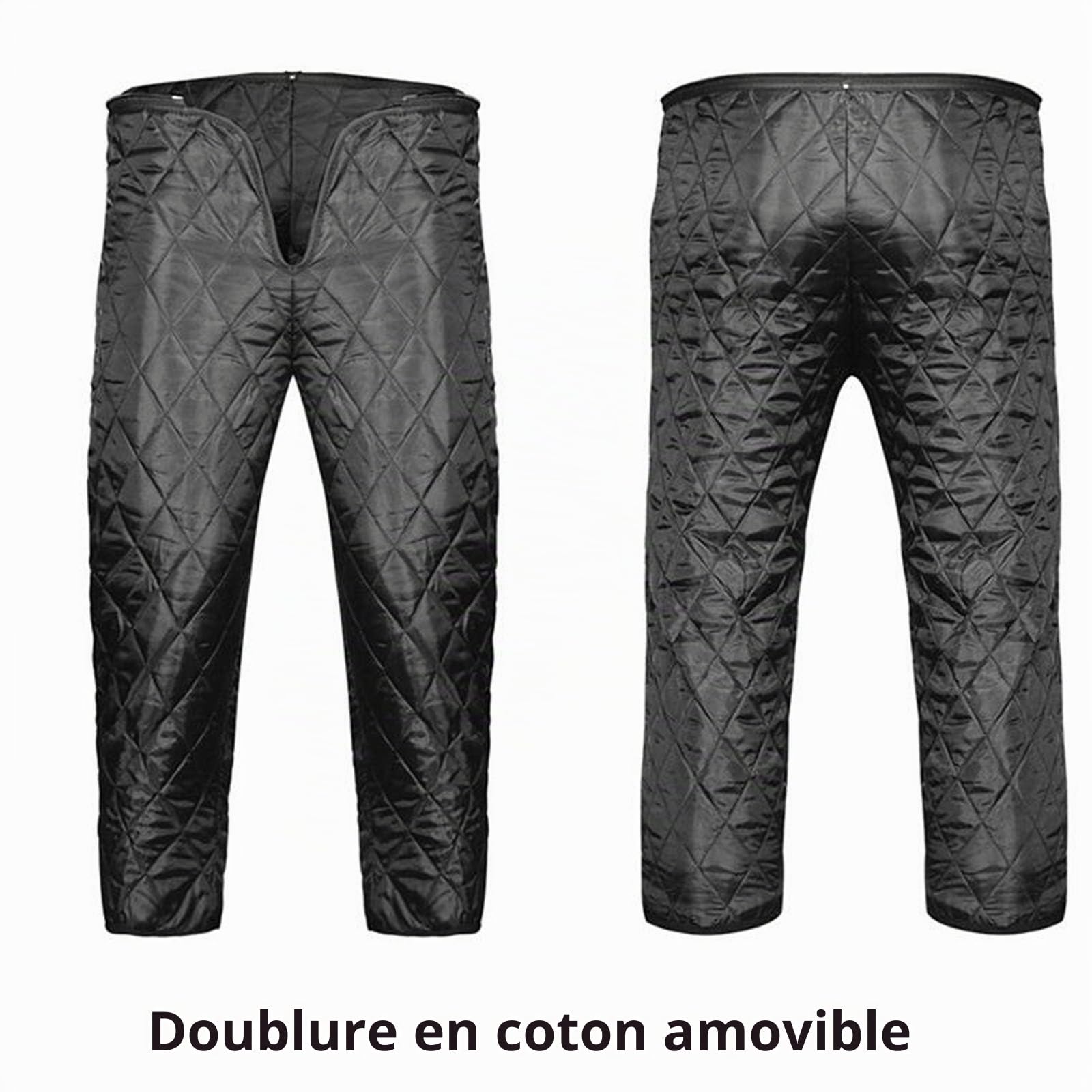 Pantalon De Moto pour Hommes,Pantalon De Moto Blindé, Pantalon De Motard Armure CE Amovible Résistant avec Doublure en Coton Amovible