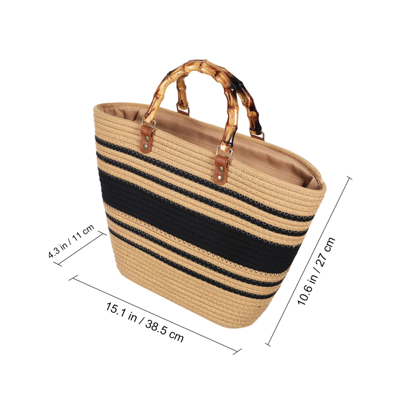 Healeved Borsa Tote Intrecciata da Donna in Paglia Naturale, Borsa a Mano e Tracolla Leggera per Spiaggia Estiva e Viaggi di Piacere, Ampia Capacità e Design Artigianale Unicità