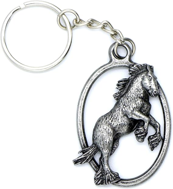 Porte-clés Cheval En Métal – Pendentif Léger, Design Esthétique, Pour Sac à Dos, Clés, Décoration - 14