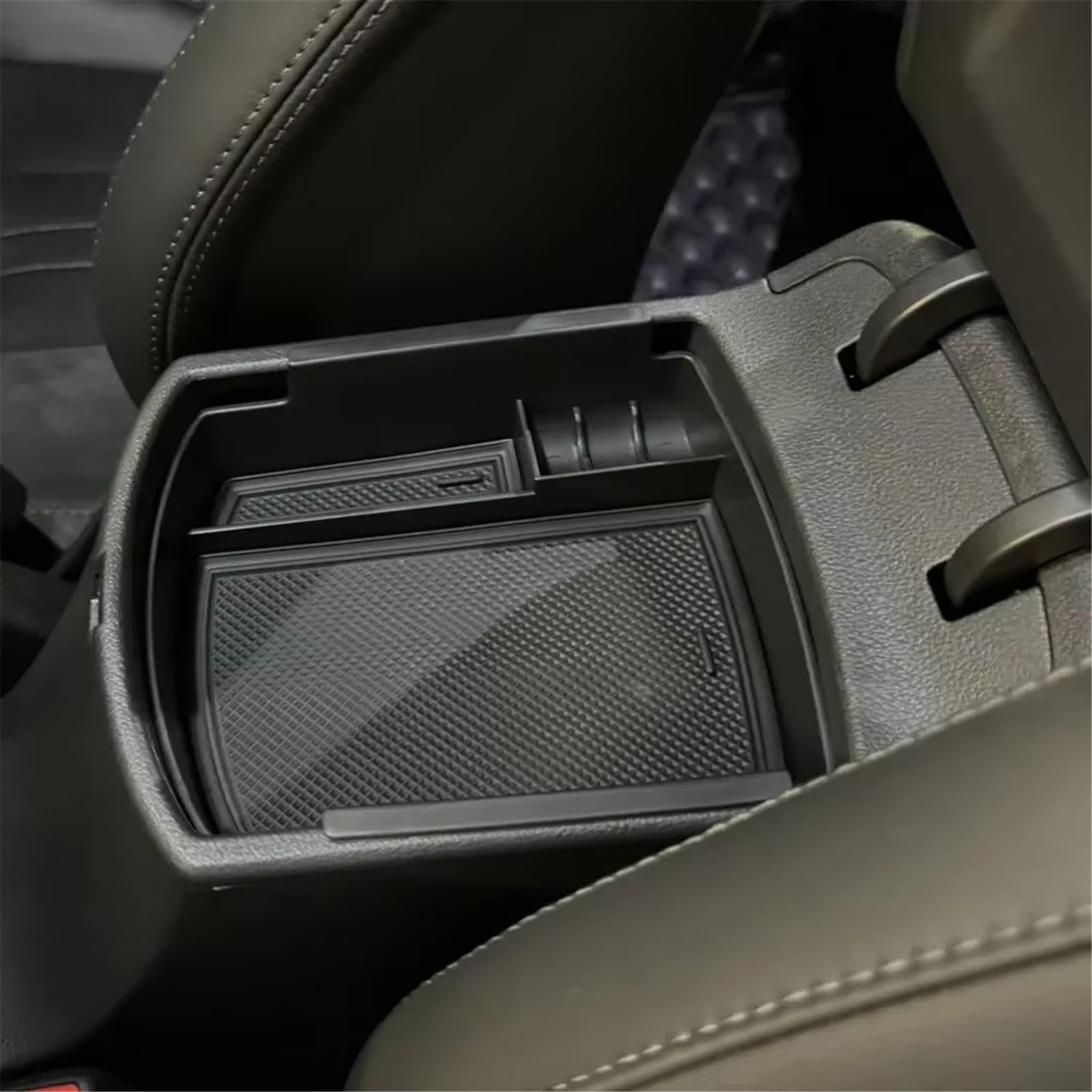 SZTMYVUW Interior Storage Box Compatible With Hyundai For I30 N 2018 2019 2020 2021 2022 2023 LHD RHD Console Armrest Storage Box Container Tray Auto Interior Stowing Tidying