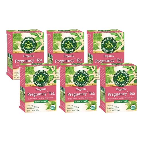 Miniatura 1 de Traditional Medicinals - Té orgánico para embarazo, té para mujer, 16 bolsas de té (paquete de 6)