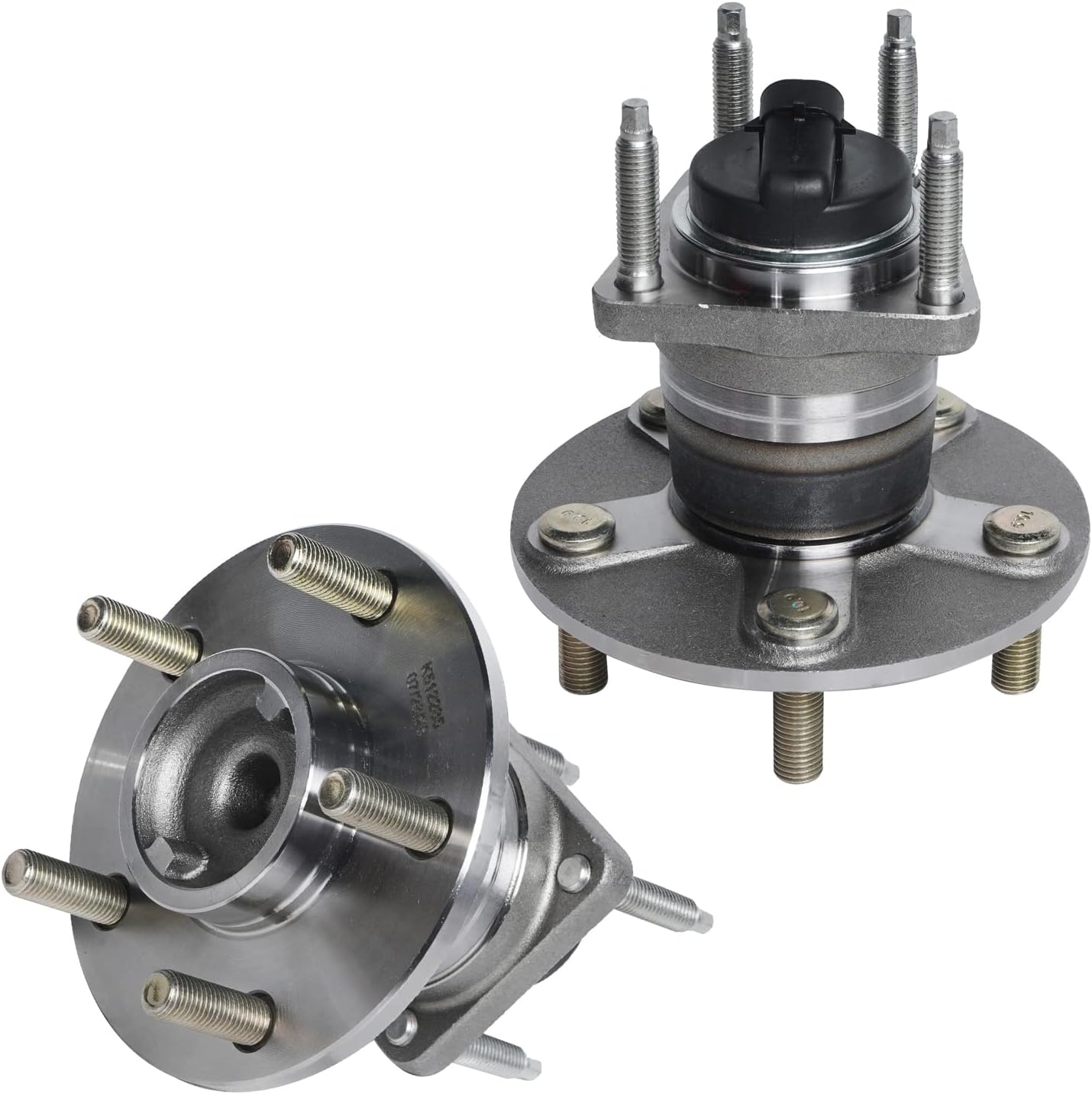 Detroit Axle - 2 Rear Wheel Bearing Hubs for Chevy Malibu 2004-2012 HHR 2008-2010 Cobalt 2009-2010 Pontiac G6 2005-2010 Saturn Aura 2007-2009, 5 Lug w/ABS Replacement Wheel Bearing and Hubs Assembly