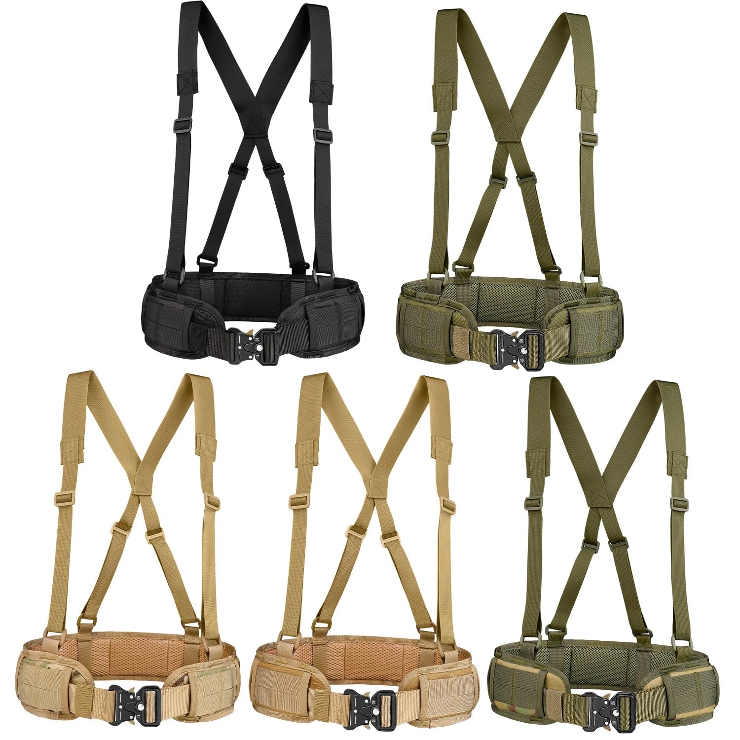 Bretelle Suspender Attrezzatura Cintura in Vita con Bretelle Regolabili Cinghie Libere