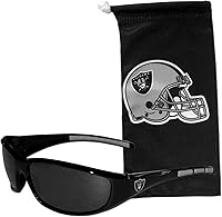 Vista 7 de Siskiyou Sports NFL Unisex Sunglasses and Bag Set Verde