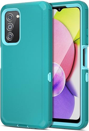 Jiunai Funda para Samsung A03s, 2 en 1, protección contra caídas a prueba de golpes, doble capa, para deportes al aire libre, híbrida, resistente,
