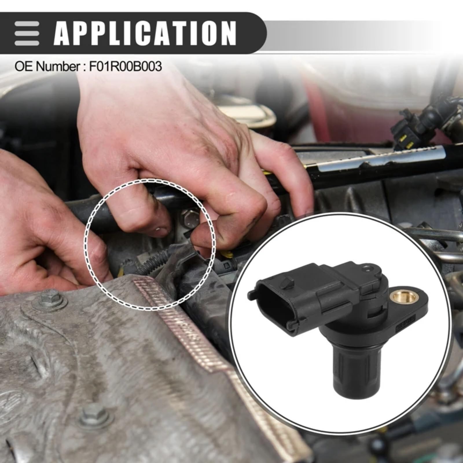 Capteur PMH Compatible Avec Dodge 05066856AA 05066856AB 05140332AA Capteur De Position Vilebrequin Moteur Voiture Remplacement Du Capteurs Vitesse D'ange