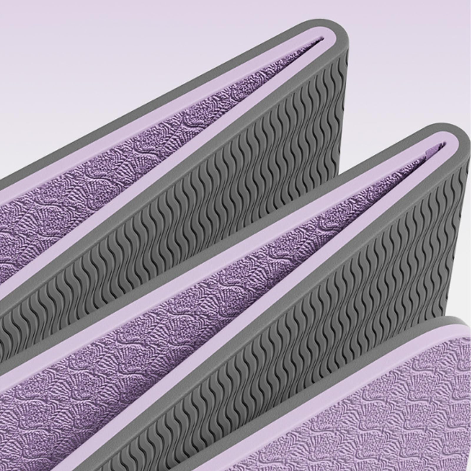 Esterilla de Yoga Plegable,Ligera Fitness Mat,Antideslizante Deporte Mats,Ecologico Y CóModo Esterilla Pilates,Perfecto para Actividad Diaria,Con Bolsa de Almacenamiento
