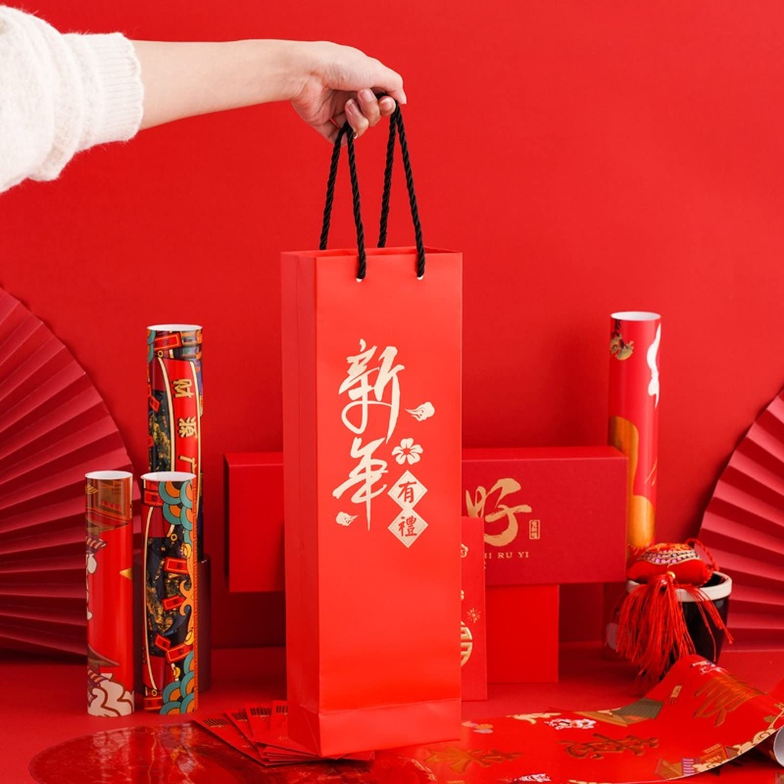 Couplets de nouvel an chinois - GAZECHIMP - Décoration de fête - Papier