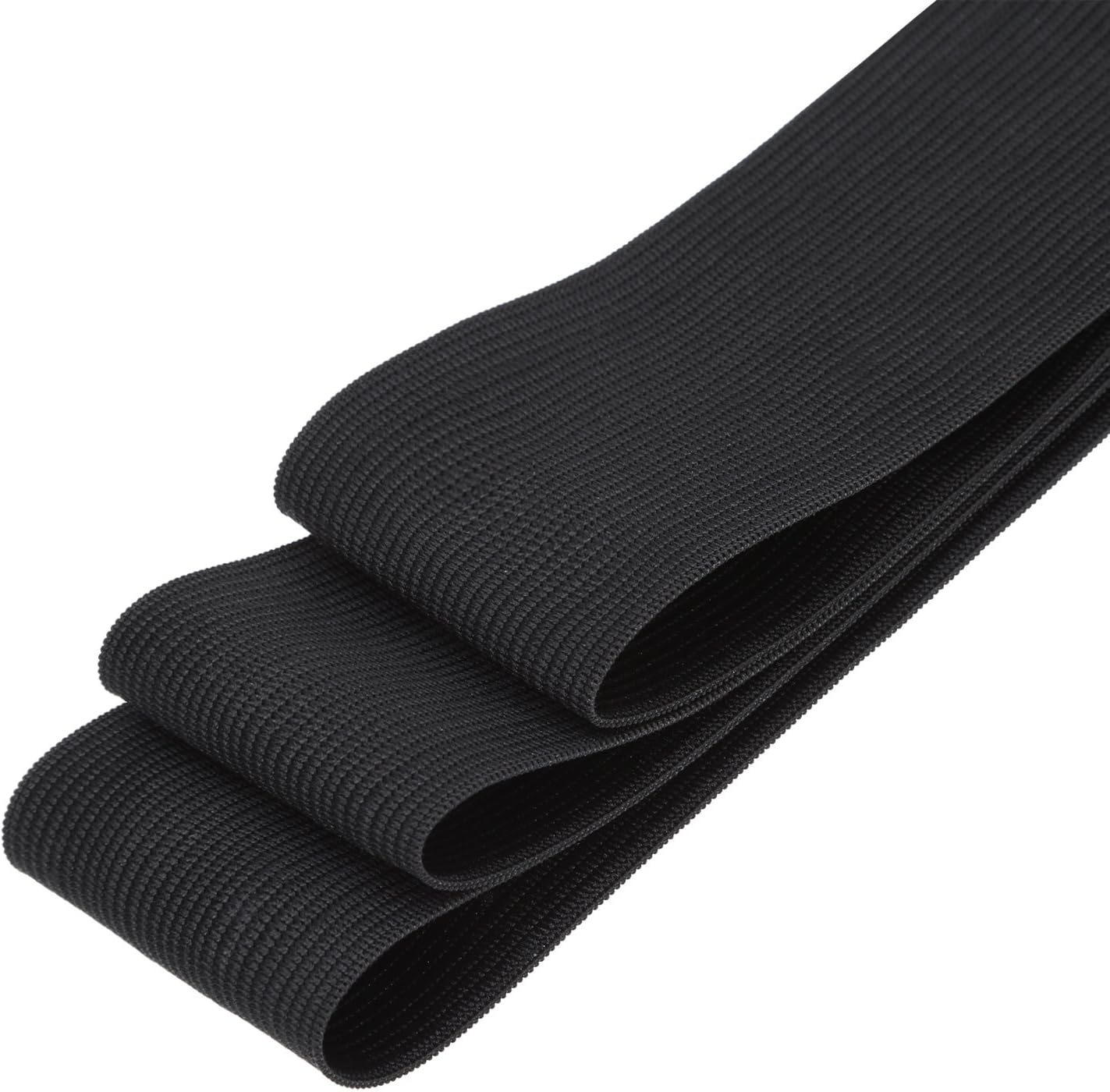 EBOOT 1 Pcs Elastic Spool (2 Inch X 11 Yard,Black)