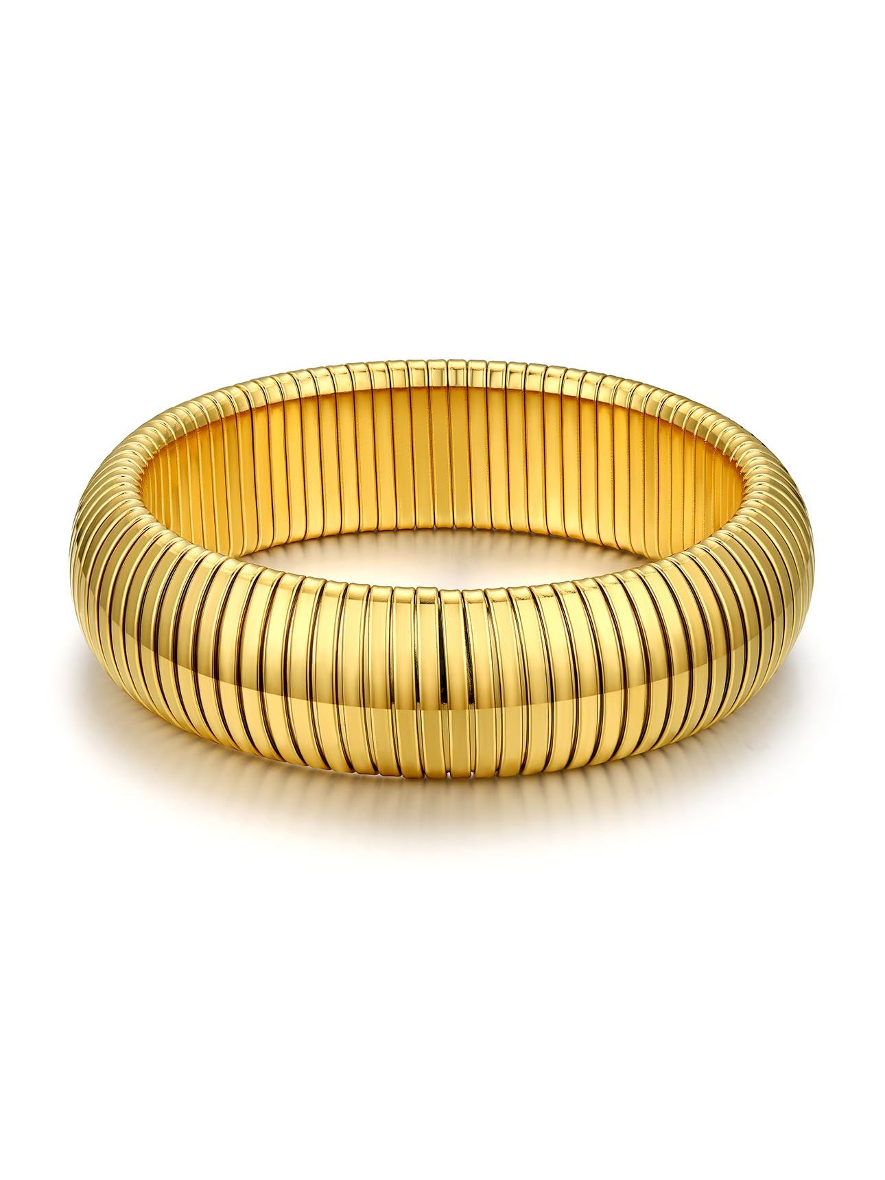 Bestyle Bestyle Pulseras Elásticas Acero Inoxidable Pulsera Hombre Pulseras Mujer 10mm/16mm/20mm Brazaletes Elasticas 16cm-21cm Recycled Claim Standard 100
