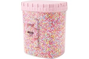 DECORA Rainbow Foam Beads: Unleash Creativity with 80,000 Vibrant Beads