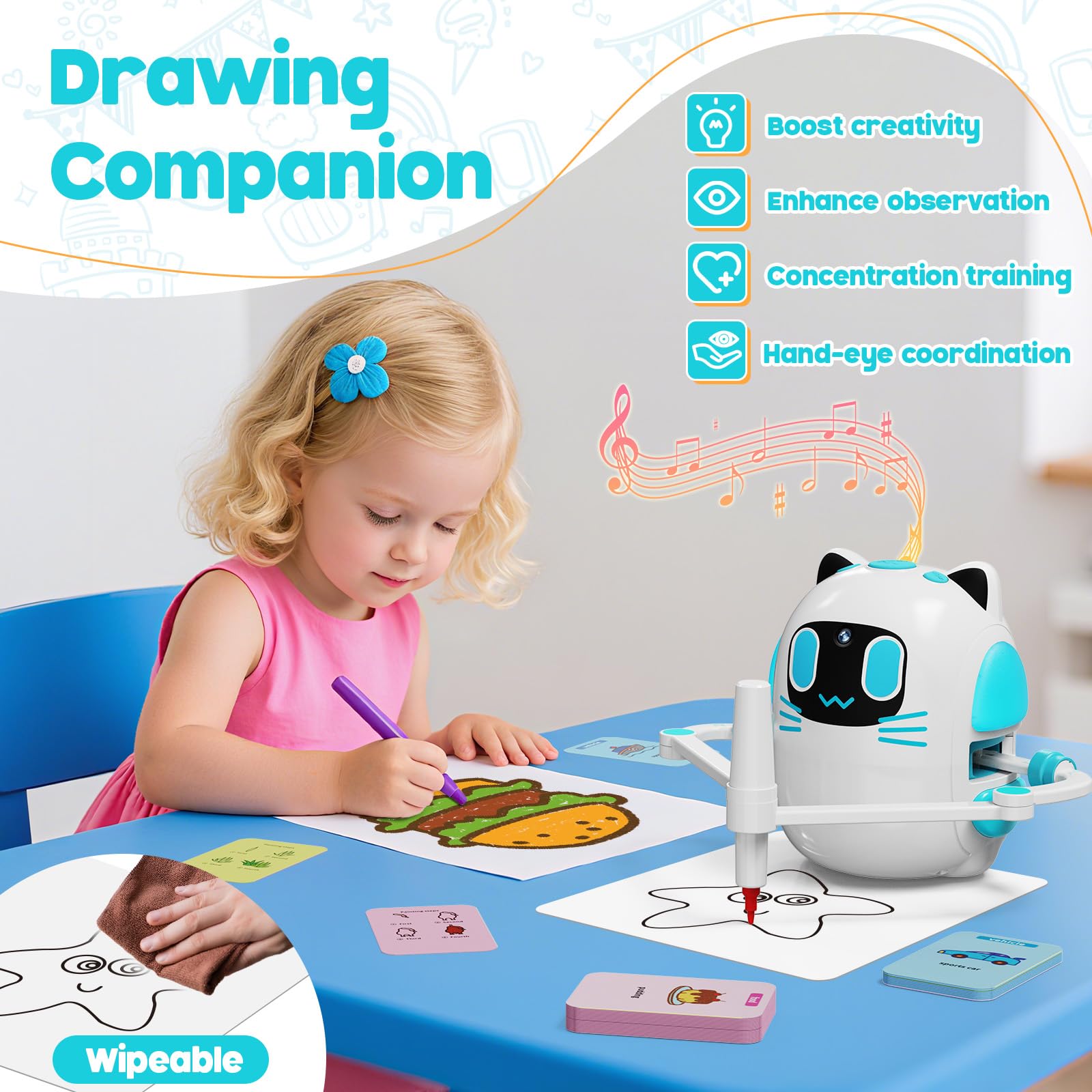 Robot da disegno intelligente per bambini