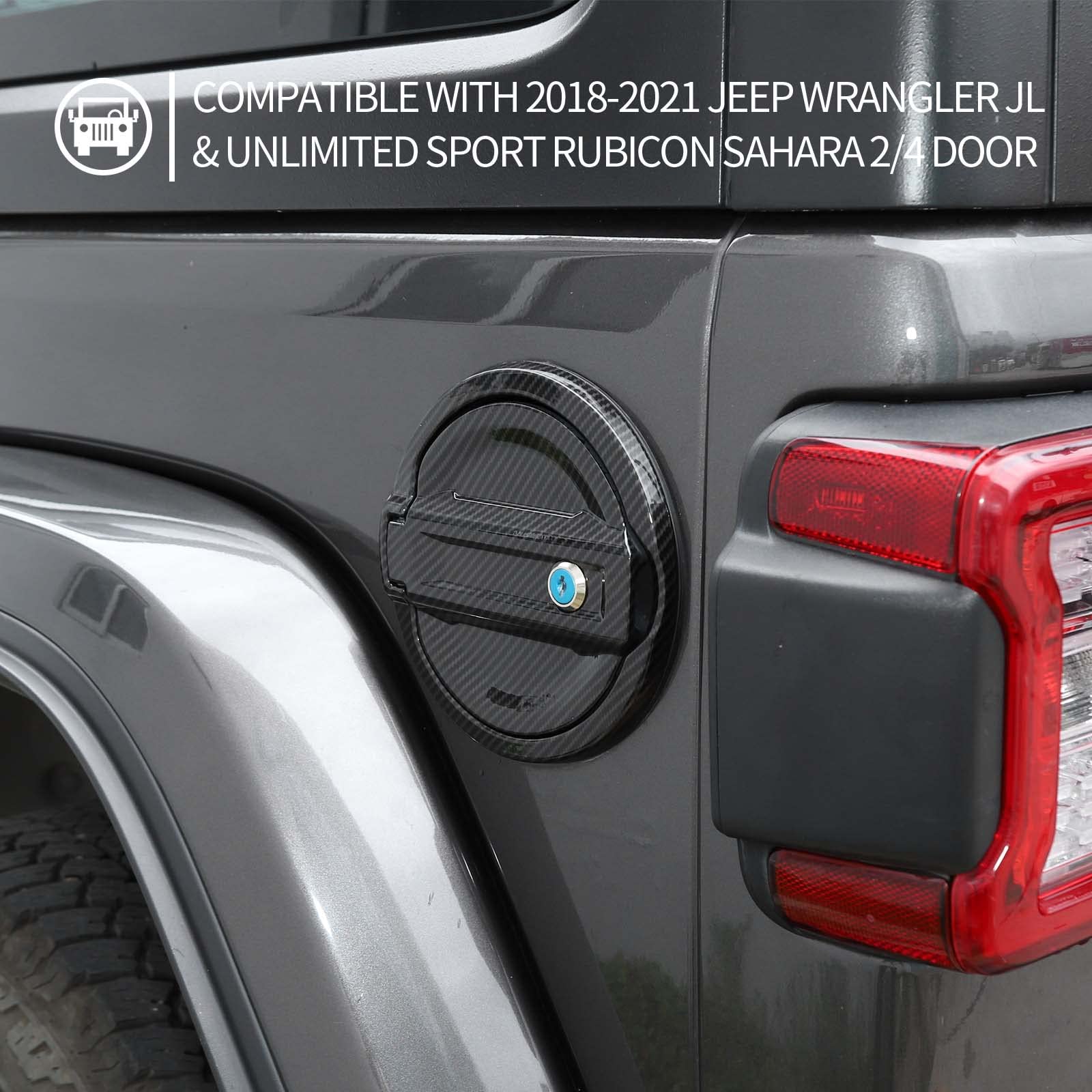 ジープ　jlラングラー　MOPAR FUEL FILL フューエルカバー Amazon.com: SQQP for JL Fuel Filler Door Gas Tank Cap Cover Fit