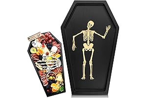 Spooky Skull Coffin-shaped Charcuterie Board