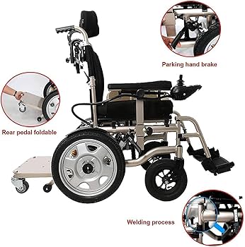 Amazon | 高級電動車椅子全自動折りたたみモビリティパワーチェア