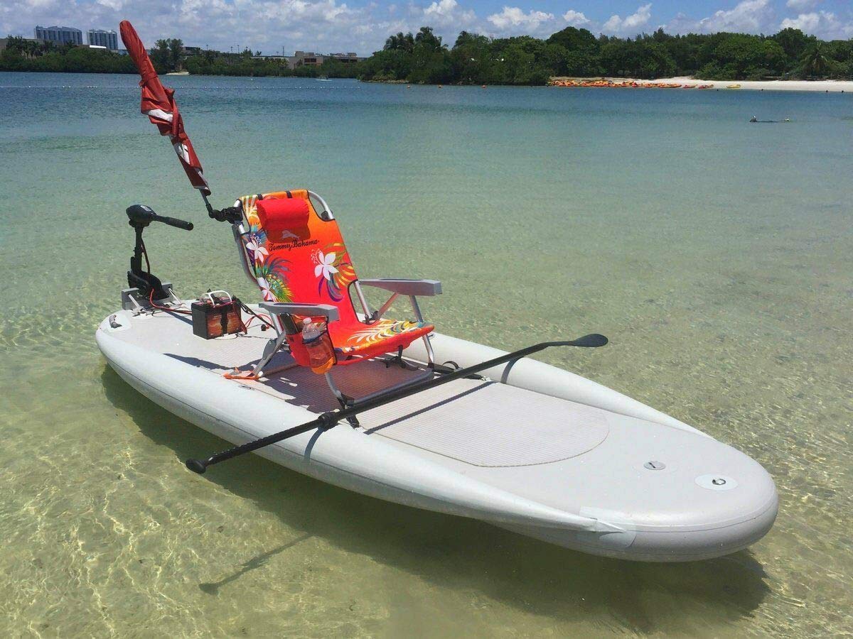Nadmuchiwana zmotoryzowana platforma wędkarska Paddle Surf Board Kajak Dingy Raft Boat