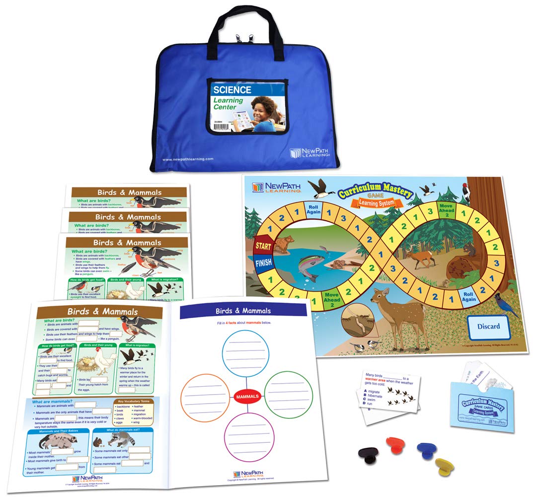 Birds & Mammals Learning Center Game - Grades 1-2