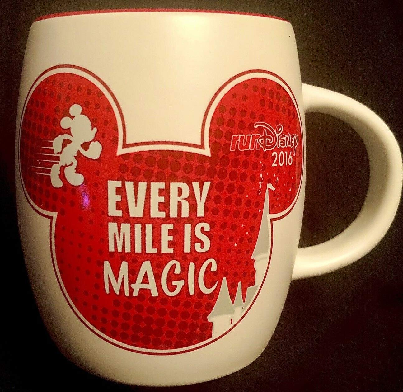 Amazon.com: Run Disney 2016 EVERY MILE IS MAGIC Mug 14 oz. : Home & Kitchen