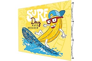 QWORK Fabric Pop Up Display Stand: Elevate Your Trade Show Presence