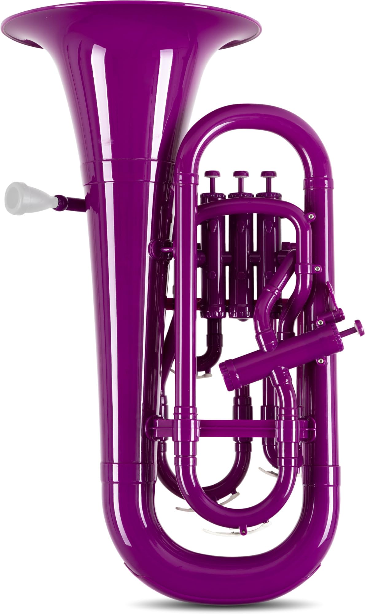 Classic Cantabile MardiBrass Euphonium Bb In Plastica - 4 Valvole In Alluminio - Solo 2,2 Kg - Inclusi Bocchino E Custodia Morbida - Viola