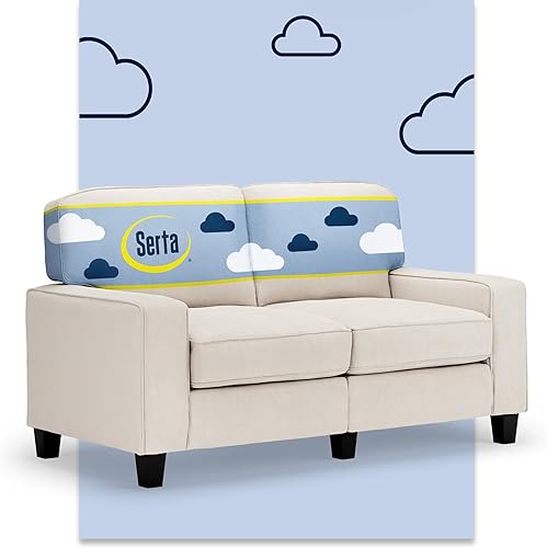 Miniatura 1 de Serta Palisades Sofás Tapizados para Sala, Sofá de Diseño Moderno, Tela, Crema