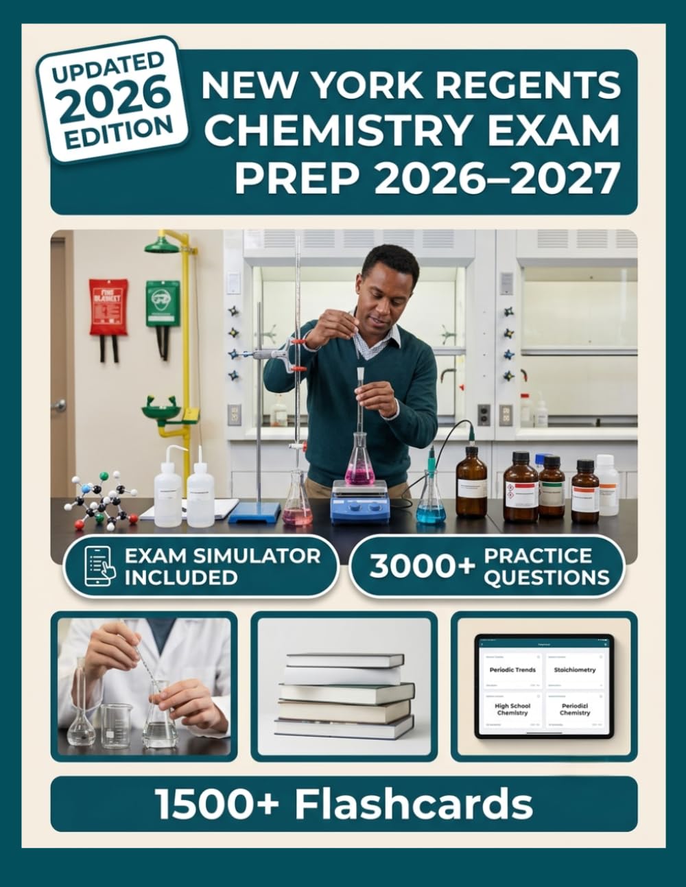 NEW YORK REGENTS CHEMISTRY EXAM PREP 2026–2027: 3,000+ Practice Questions, 10 Full-Length Tests, Digital Flashcards & Advanced Exam Simulators To Pass with Confidence