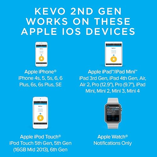 Miniatura 13 de Cerrojo inteligente con conexión Bluetooth "Toca para abrir" (2da generación) Kwikset Kevo, 925 KEVO2 DB 15