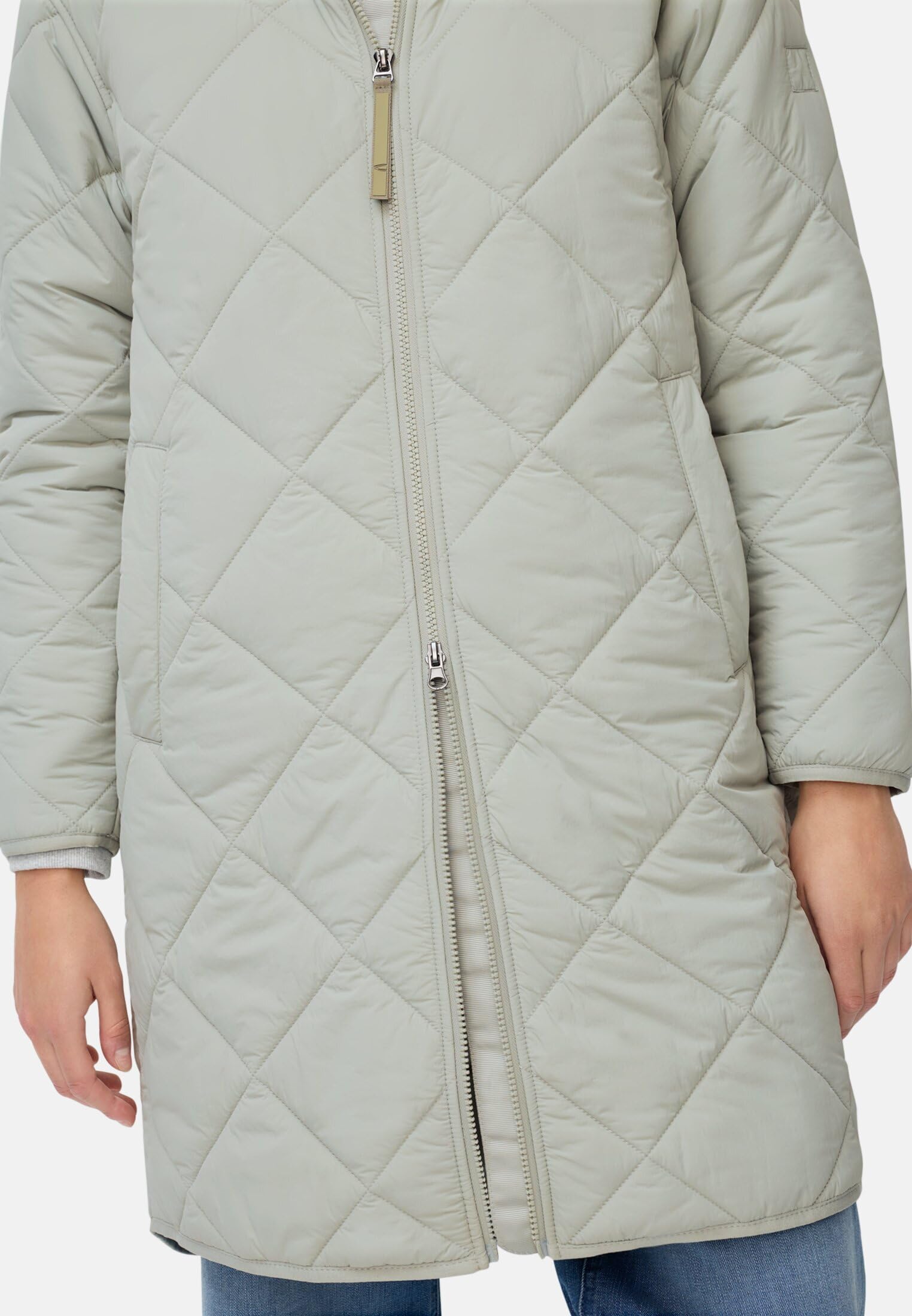 camel active Damen Wasserabweisender Parka mit einem Zwei-Wege Reißverschluss
