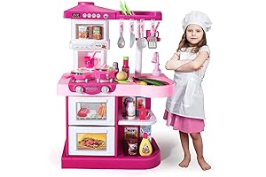 TEMI Kitchen Playset Pretend Food for Kids