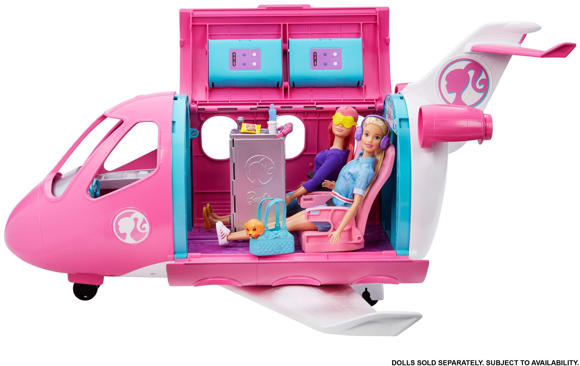 Barbie Dreamplane Transforming Playset with Reclining Seats and Working