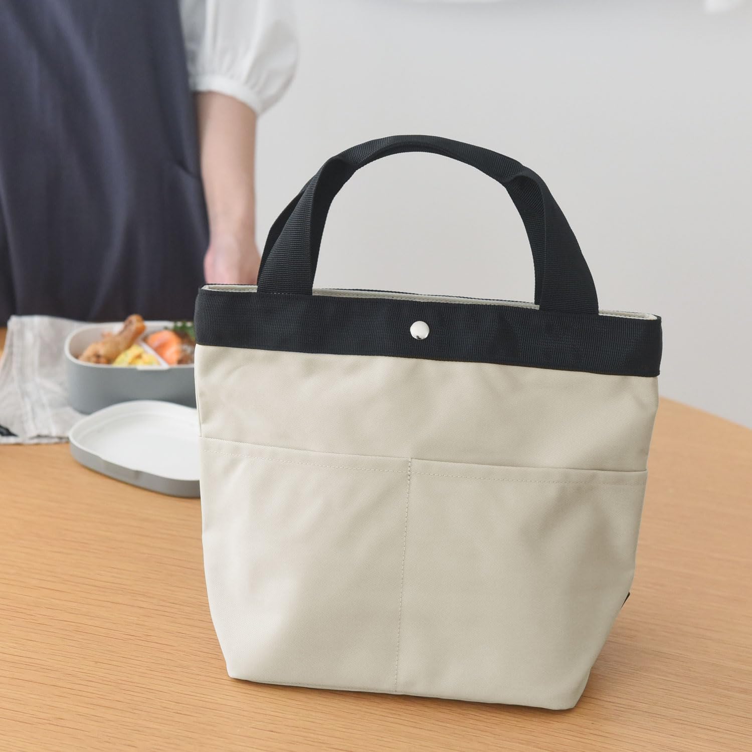 Amazon | 【ボンモマン公式】保冷ランチバッグ ミニトート型 保冷 保冷