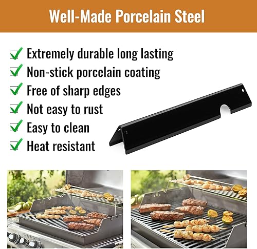 Miniatura 5 de Barras aromatizantes de 17 pulgadas para Weber Genesis II E-310 E-315 S-335, para repuesto de piezas de parrilla Weber Genesis IILX Serie 300 (2017