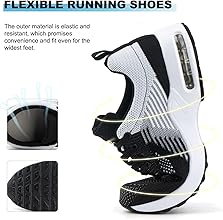 Zapatillas Deporte Mujer Running Deportivas Sneakers Gym Calzado Deportivo Zapatillas Tenis Correr Sport Zapatos Deportivos Negras EU36-433