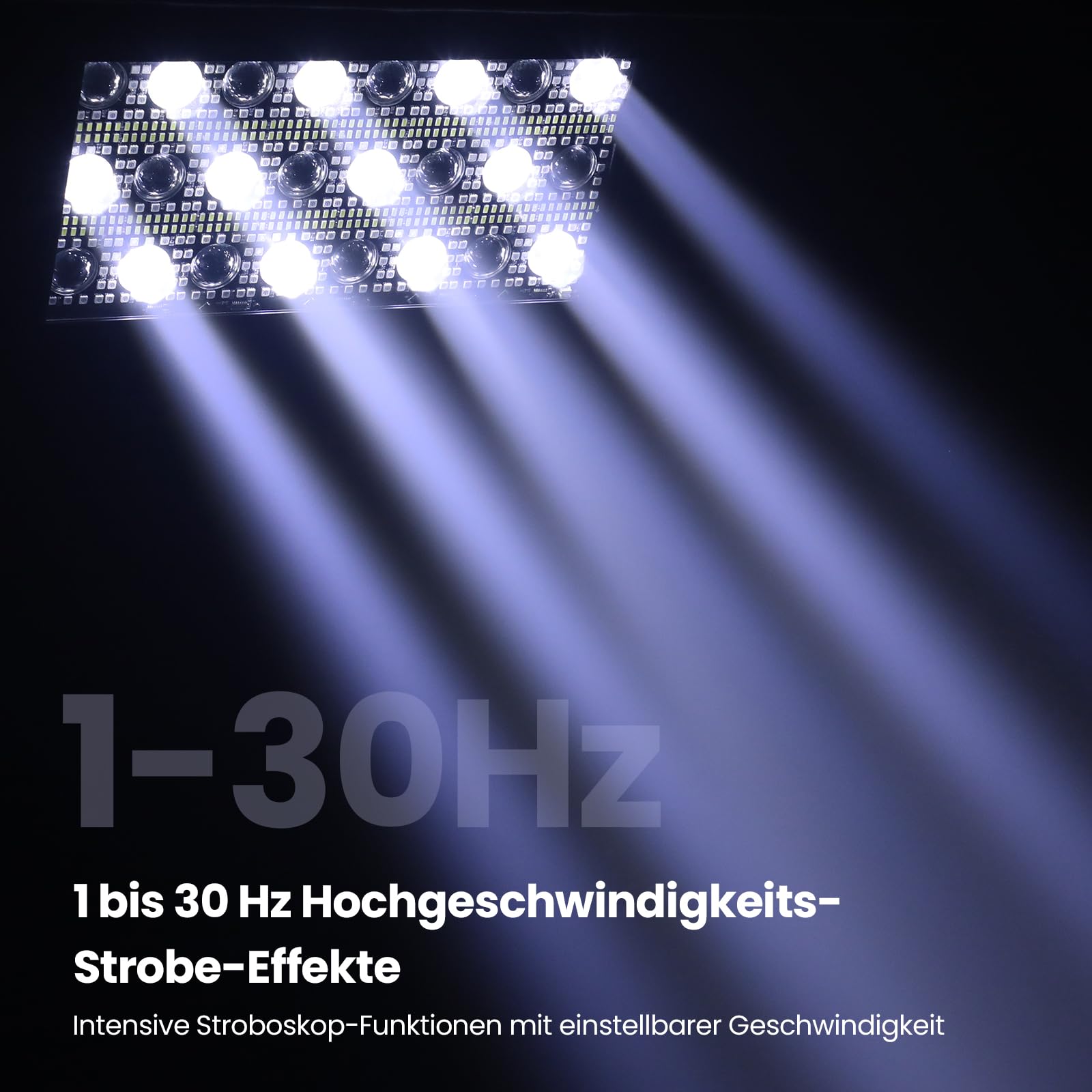 BETOPPER 300W Strobe Beam Effektstrahler Wallwasher Bühnenlicht LED Bar 2P | 4 IN 1 RGBW Stroboskoplicht DMX Controller Bühnenbeleuchtung für Live-Events, Bars, Disco, Weihnachten, Halloween, Hochzeit