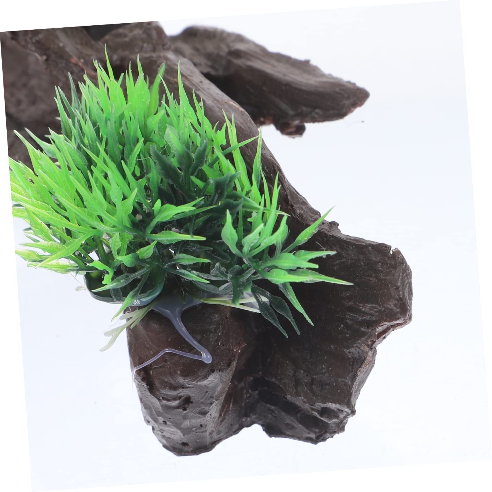 POPETPOP 5 Pièces Bois Coulé en Résine Décoration D'aquarium Cachette Décorations D'aquarium Pont De Réservoir De Poissons Éponge Trousse Décor D'aquarium Décoration Aquarium Plastique
