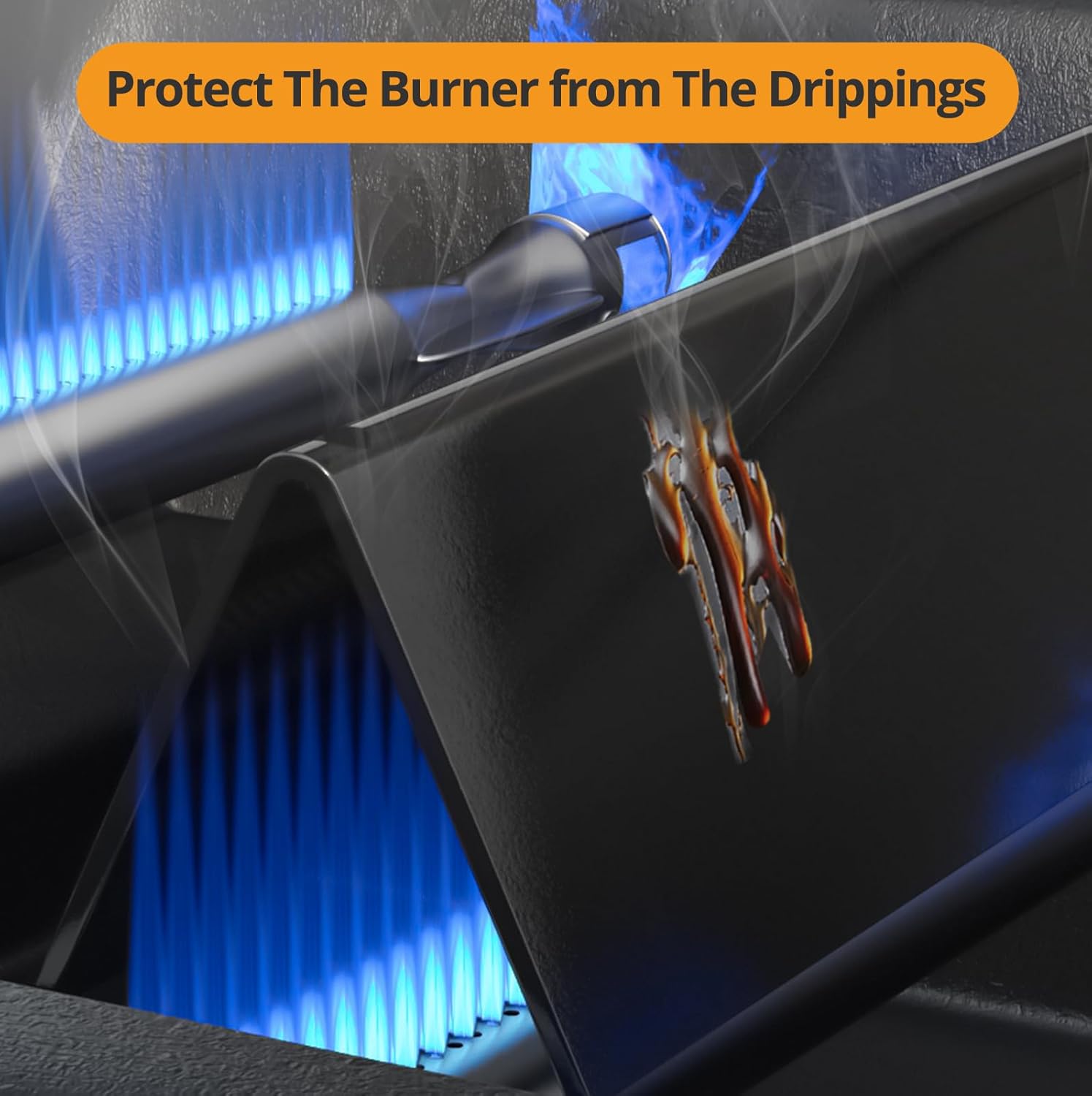 Grill Replacement Parts for Weber Genesis 300 Series – Fits E310/S310 Front-Control – 5-Pack 17.5" Flavorizer Bars (Part #7621) & 2-Pack Heat Deflectors (Part #7622)