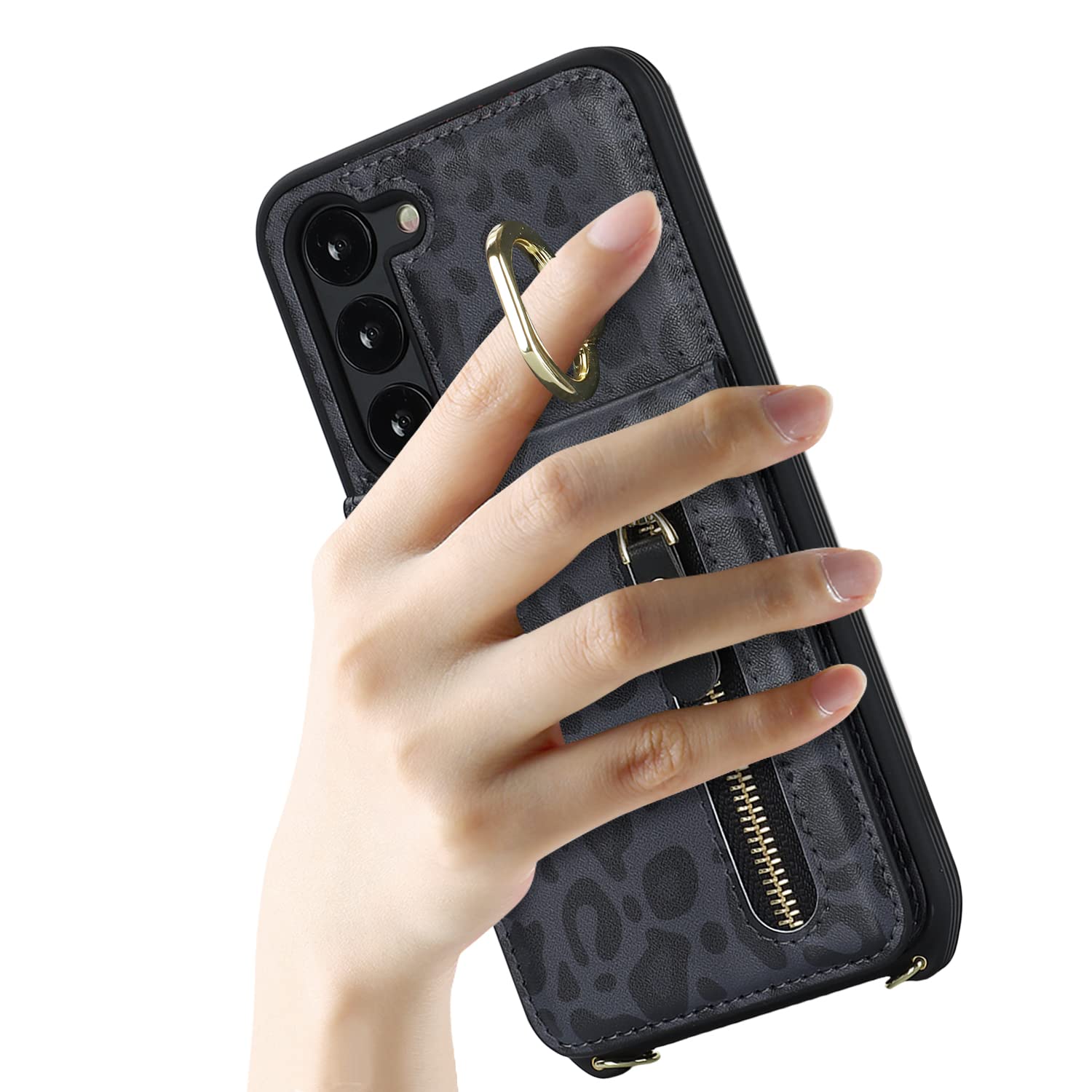 Amazon.co.jp: S23 galaxy ケース ショルダー 手帳型 上下開 リング 