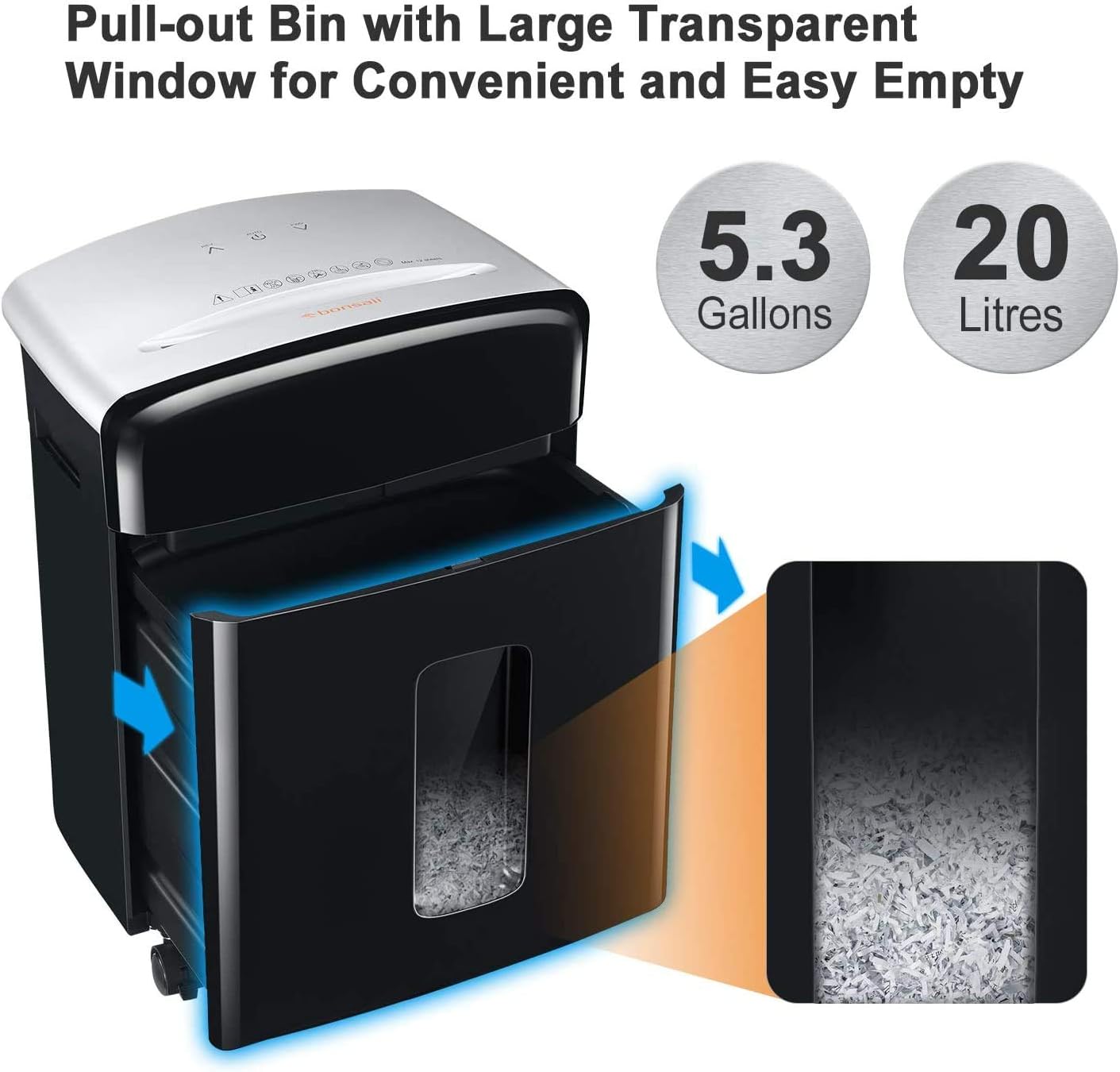 🔥 Hоt Dеаlѕ Bonsaii Updated 12-Sheet Micro Cut Paper Shredder with 30-Minute Continuous Running Time, Credit Card Shredders for Office with Pullout Basket, Black(C221-B) Hоlіdау Dеаlѕ 🛒 Bonsaii Updated 12-Sheet Micro Cut Paper Shredder with 30-Minute Continuous Running Time, Credit Card Shredders for Office with Pullout Basket, Black(C221-B)